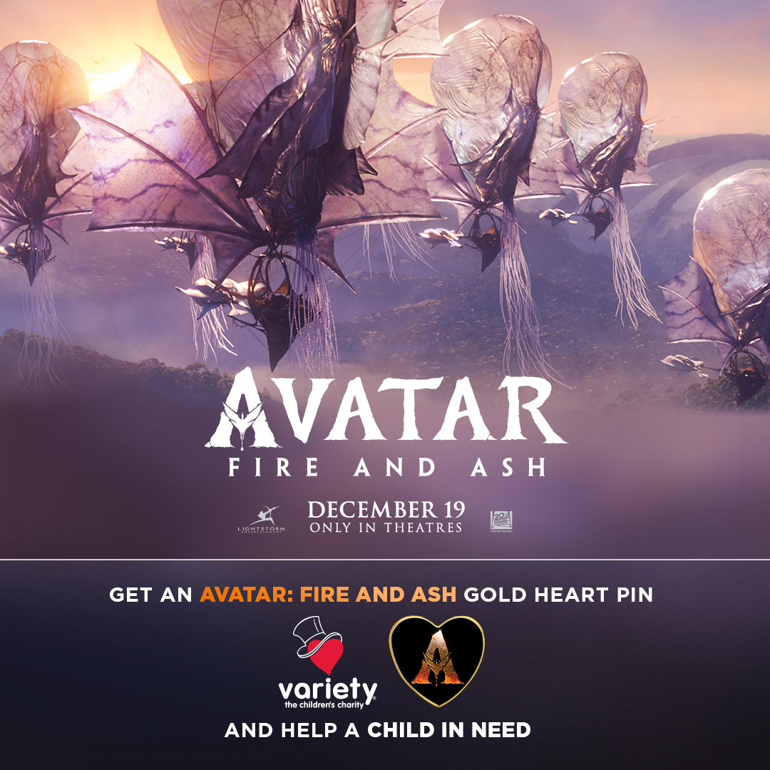 2026 'Avatar: Fire and Ash' Variety Gold Heart Pin