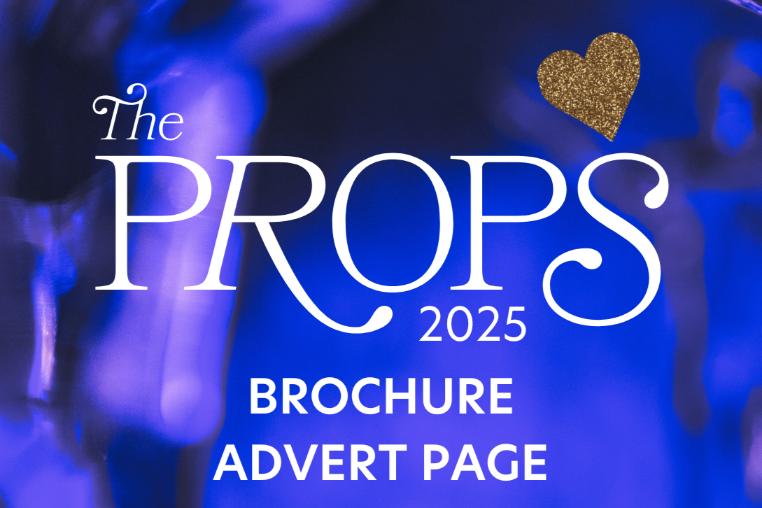 The PROPS Awards 2025 - Brochure Advert Page
