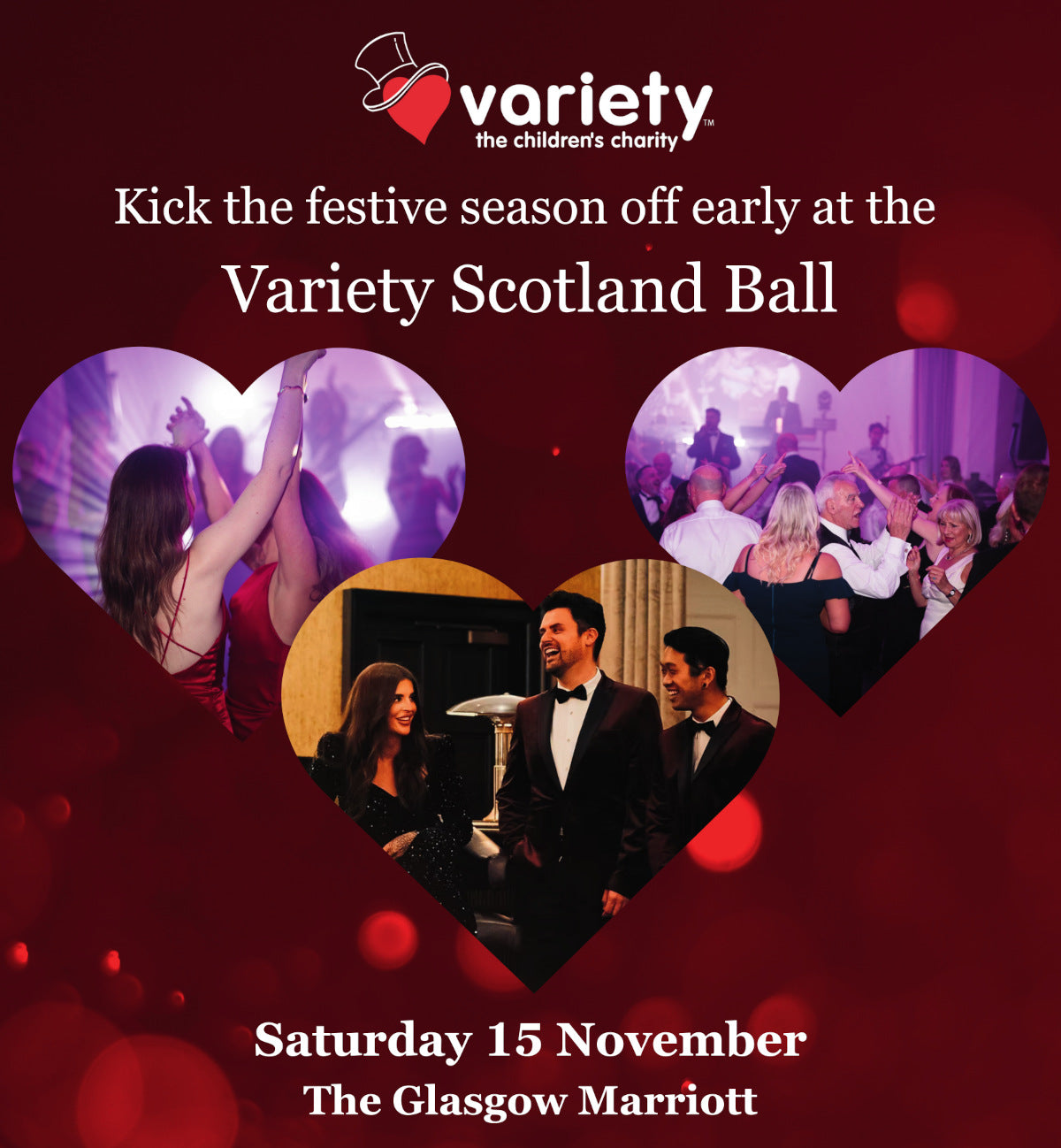 Variety Scotland Annual Ball - TABLE for 10 people 15th November 2025