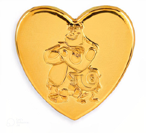 2013 Monsters Inc Variety Gold Heart