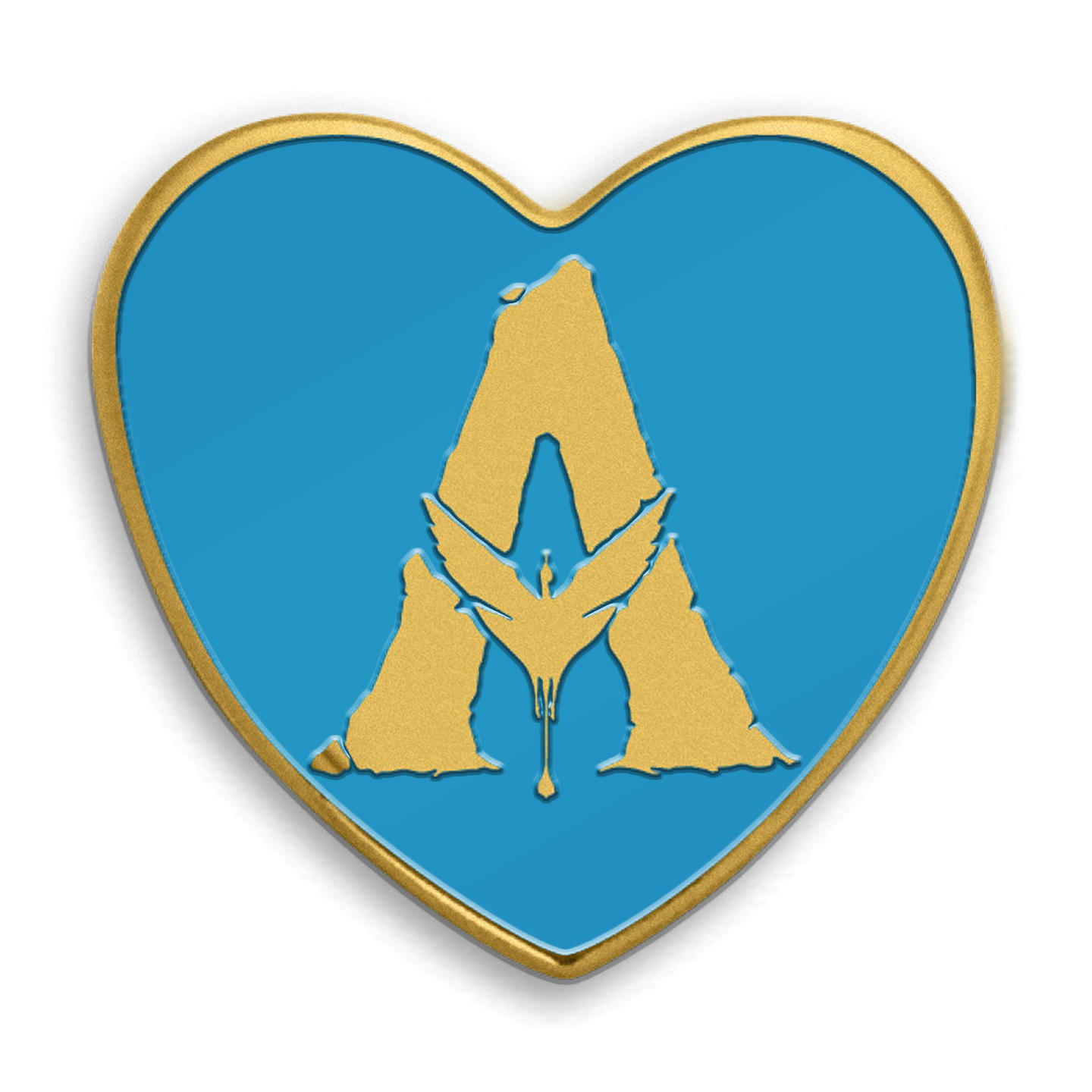 2022 'Avatar: The Way of Water' Variety Gold Heart Pin
