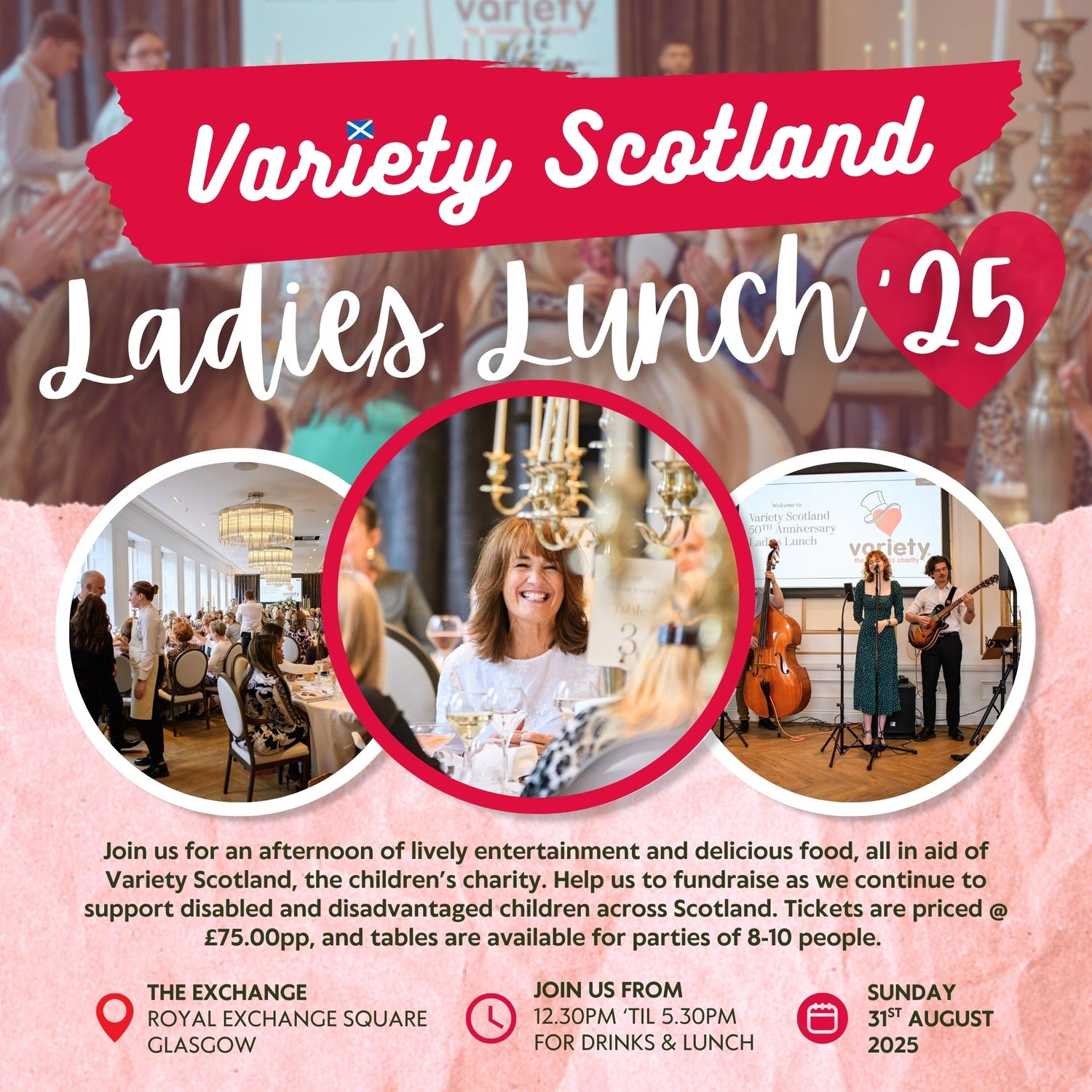 Variety Scotland Ladies Lunch 2025