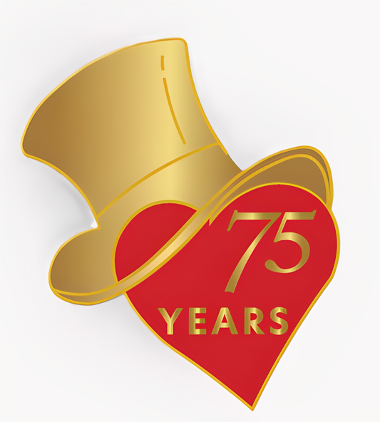 2024 Limited Edition '75th Year' Variety Gold Heart Pin