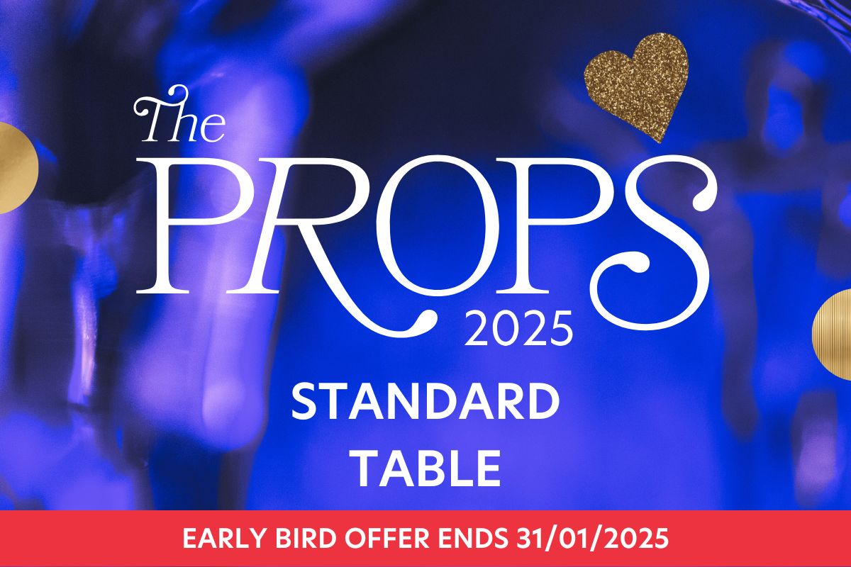 The PROPS Awards 2025 - Standard Table