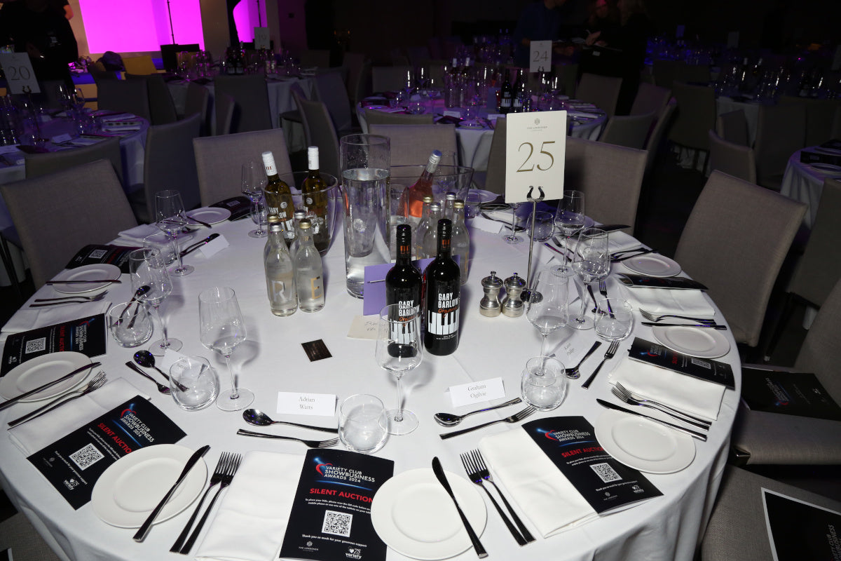 Gold Table for 10 at the Variety Club Showbusiness Awards 19th October 2025