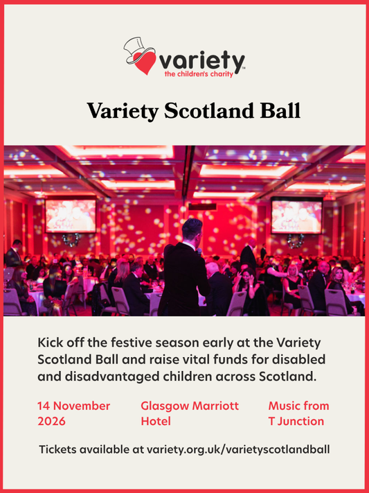 Variety Scotland Annual Ball - Individual Ticket 14th November 2026
